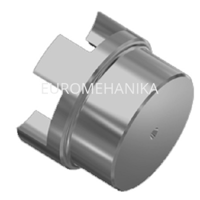 Полумуфта под расточку GEB 75-90 тип B, dmax=90 мм - Евромеханика