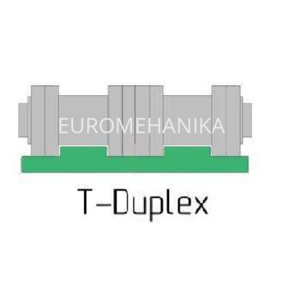 Направляющая тип T-Duplex для 16B-2 H-15, L-2000 - Евромеханика