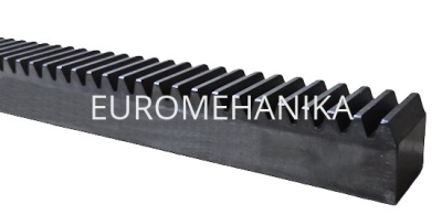 Рейка зубчатая M 6, 60х60 мм, L=2000 мм с закалкой зубьев, EMT - Евромеханика