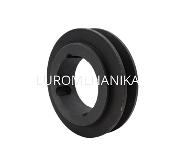 Шкив для клиновых ремней SPZ 160 01 под втулку тапербуш 1610, EMT - Евромеханика