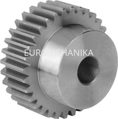 Шестерня цилиндрическая M=1 Z=55 со ступицей (PM26055), EMT - Евромеханика