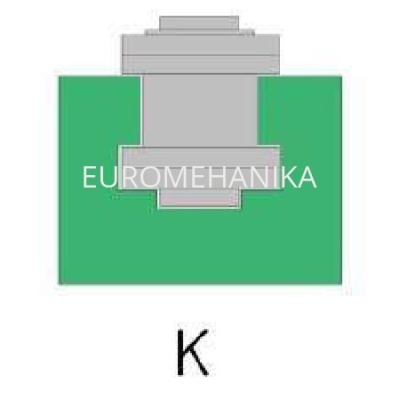 Направляющая тип K для 20В-1 Н-50, L-2000 - Евромеханика