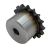 Звездочка 08B-1, шаг 12,7x7,75 мм (1/2x5/16), Z=16 со ступицей и закалкой зубьев - Евромеханика