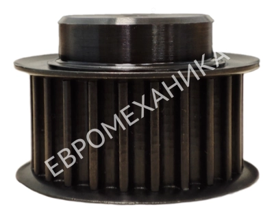 Шкив зубчатый под расточку 26 H 200, EMT - Евромеханика