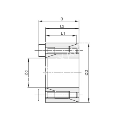 Втулка зажимная BK 61 6 x 16 - Евромеханика