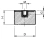 Виброизолятор PF5 70x30 55 Shore A - Евромеханика