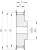 Шкив зубчатый под расточку 44 8M 30, EMT - Евромеханика