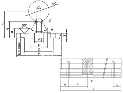 Вал прецизионный с опорой SBR D=12 мм, L=4010 мм, EMT - Евромеханика