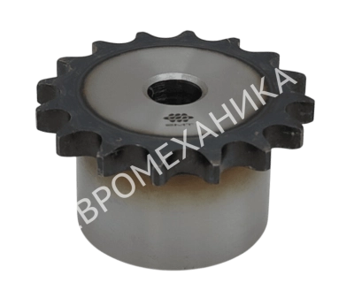 Звездочка 24B-1, шаг 38,1x25,4 мм (1"1/2х1"), Z=15 со ступицей и закалкой зубьев - Евромеханика