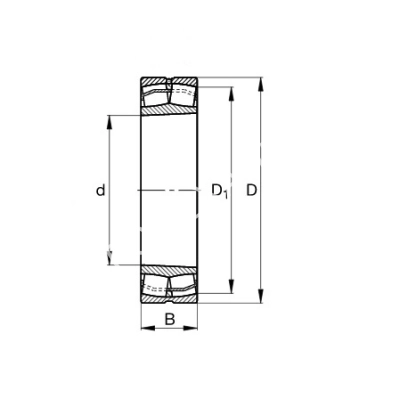 Подшипник 24122-E1-XL-K30 FAG - Евромеханика