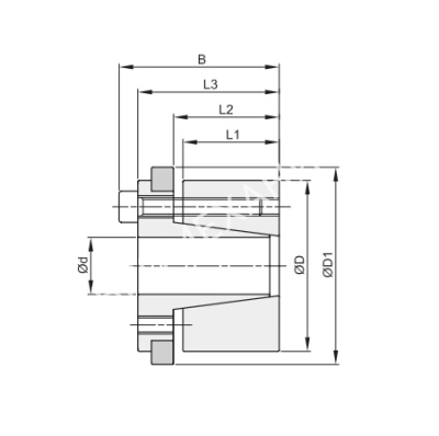 Втулка зажимная BK 71 48 x 80 (KLDB048) - Евромеханика