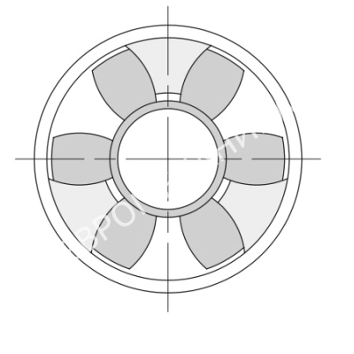 Полумуфта под расточку GEB HRC 110 - Евромеханика