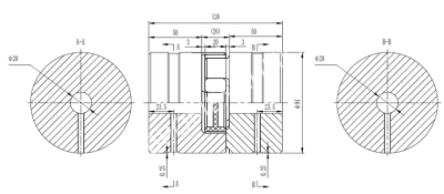 Муфта кулачковая XL5-20x20 тип B-B (GE-T 42-55), СТАЛЬ, EMT - Евромеханика