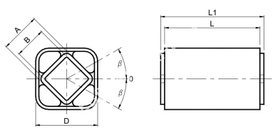 Упругий элемент VIB Type AR-T 50 х 60 - Евромеханика
