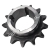 Звездочка 16В-1, шаг 25,4х17,02 мм (1"х17,02 мм), Z=18 под втулку тапербуш 2517 с закалкой зуба - Евромеханика