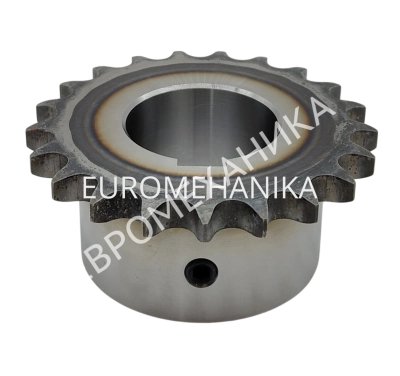 Звездочка с готовым отверстием 08B-1, Z=15, D1=20 мм, с закалкой зубьев - Евромеханика